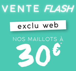 Vente Flash exclu web nos maillots à 30€