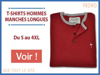 Tee shirts homme manches longues