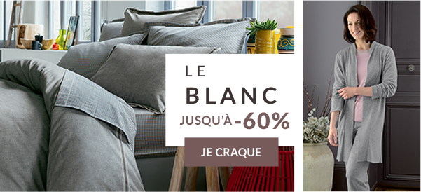 le blanc jusqu'à -60%